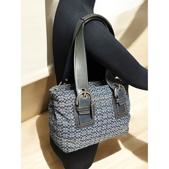 Y2K Coach F12310 Soho Mini Signature Satchel Bag - Picture 7 of 11